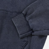 Navy Washed Zip Hoodie