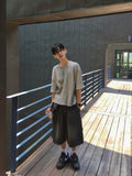 Avin Crop Waffle Short Sleeve T-Shirt