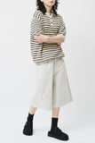 Blow Striped Bermuda Pants