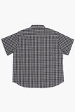 Embo check short sleeve over shirt