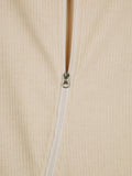 Wave Knitted Zip Up