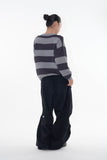 Moss stripe knit