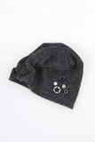Multi Button Knit Beanie