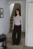 Denue Brown Cargo Pants