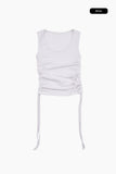 Lumi side shirring sleeveless