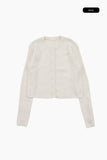 Chili cashmere crop cardigan