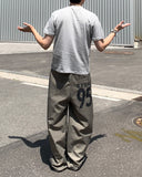 Back Printing Nylon Banding Pants