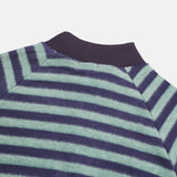 Alt Color Striped Zip Up