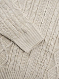 Ryo Cable Knitted Zip Hoodie