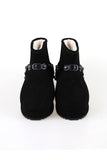 Shearling Belt Ankle Sheepskin Boots