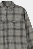 Metal Pocket Checked Shirt
