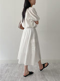 [Setup Available] Denma Cargo Banding Flare Skirt