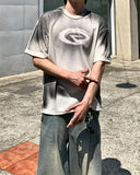 Dirty Spray Logo Half Knit