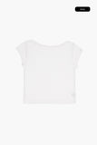 Tencel shoulder tee