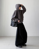 Dome High Neck Crop Hoodie