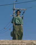 [AG] Herringbone Fatigue Balloon Pants
