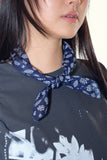 Leaf pattern cotton bandana