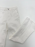 Center Crease Semi Bootcut Denim Pants