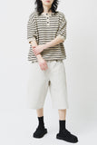 Blow Striped Bermuda Pants