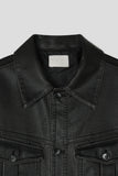 Doors Cropped Leather Jacket