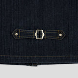 Post Striped Denim Jacket