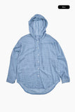 Slush check hoodie shirts