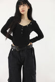 Lena Deep V Snack Tee