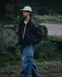 Fatigue Denim Balloon Pants