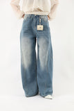 Bohemian Lace Wide Denim