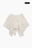 Angel unbalanced skirt