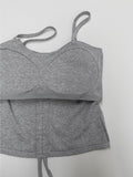 [with cup] Ylang String Sleeveless Bra Top