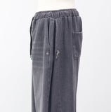 (Unisex) Hessian Brushed Pin Tuck Pants