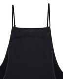 MIX RIBBED SLEEVELESS LONG DRESS