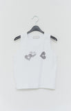 (W) Crack Heart Sleeveless