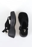 Loose Detachable Warmer Platform Sole Mule