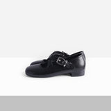 Pully Cross Strap Mary Jane Loafers