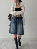 Holding see-through loose fit shirt
