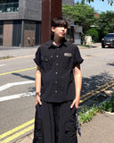 Gotham Rivet Patch Short Sleeve Shirt