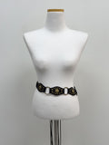 Leather Ethnic Layered Belt