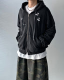 Vintage Damage Hooded Zip-Up