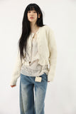 Crop Care Knitting Cardigan