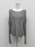 Toto Boat Neck Loose Fit Knit