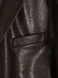 Dustin Leather Blazer