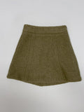 Boucle A-line mini skirt