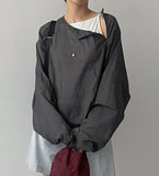 Logis Overfit Nylon Sweatshirt