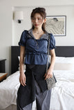 Mimi Square Frill Top