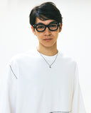 【AG X JOSILVER】Triangle Ruler Necklace - Turquoise