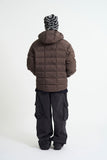 Hound quilting duck down hood padding jumper