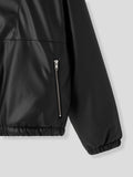 Ball Leather Hooded Jumper