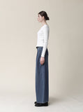 [Premium] Dove Slim U-Neck Long Sleeve Tee